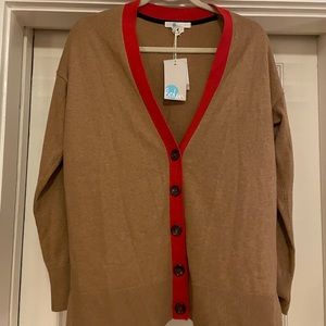 Boden Cardigan NWT sparkle trim